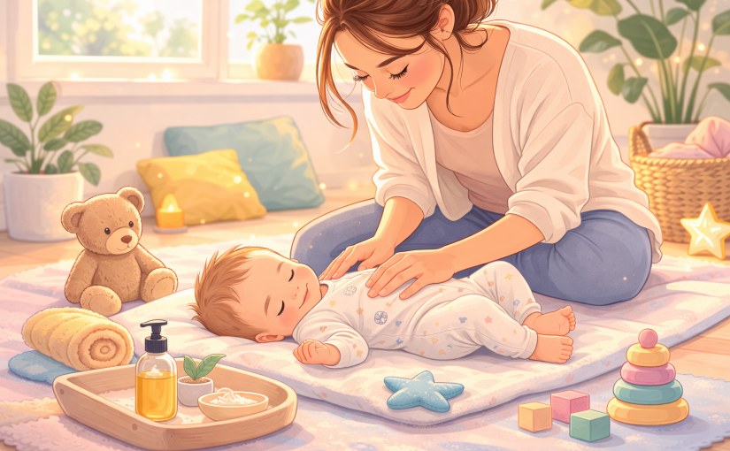 Atelier massage bébé à Bruz