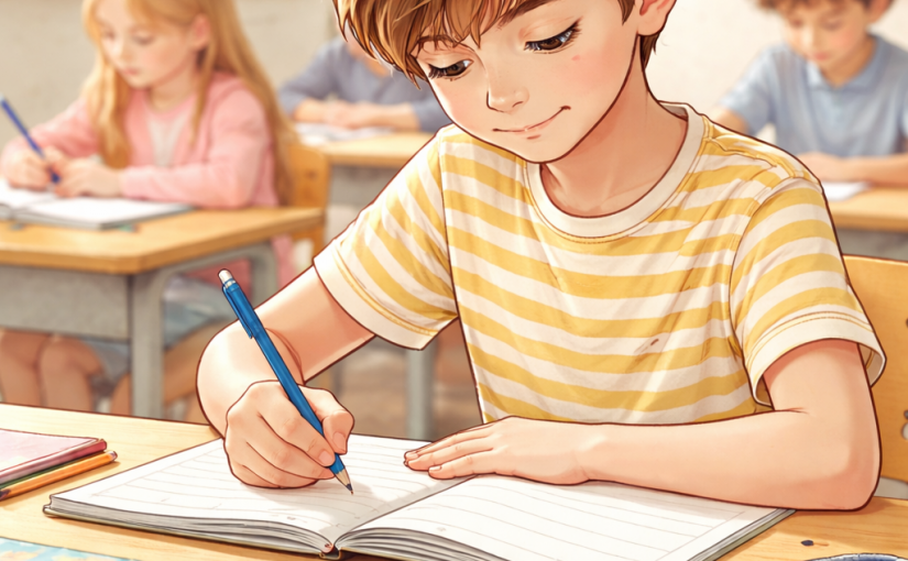 Mon enfant écrit mal, lentement et fait des fautes en dictée