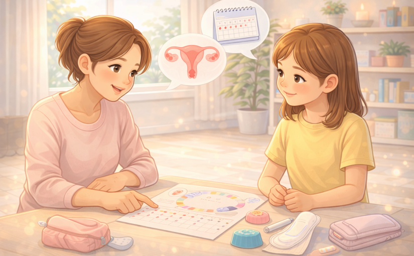 atelier mère fille discussion premières règles cycle menstruel enfant