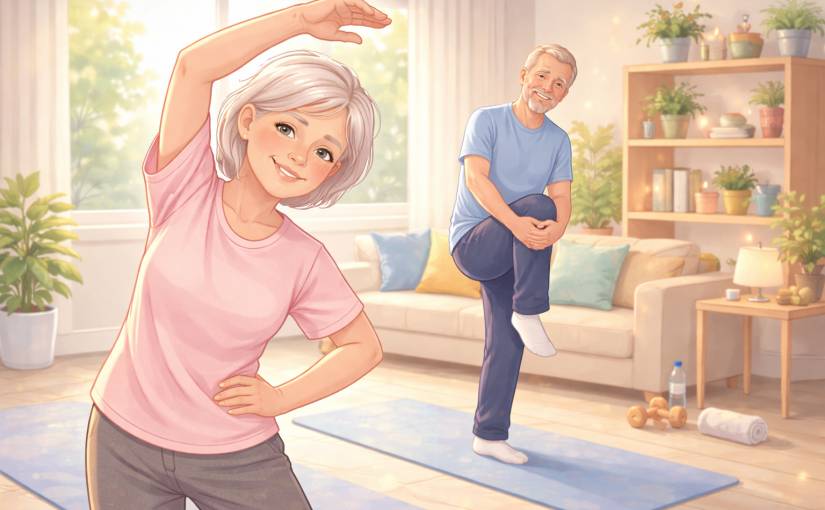 gym douce senior mobilité équilibre