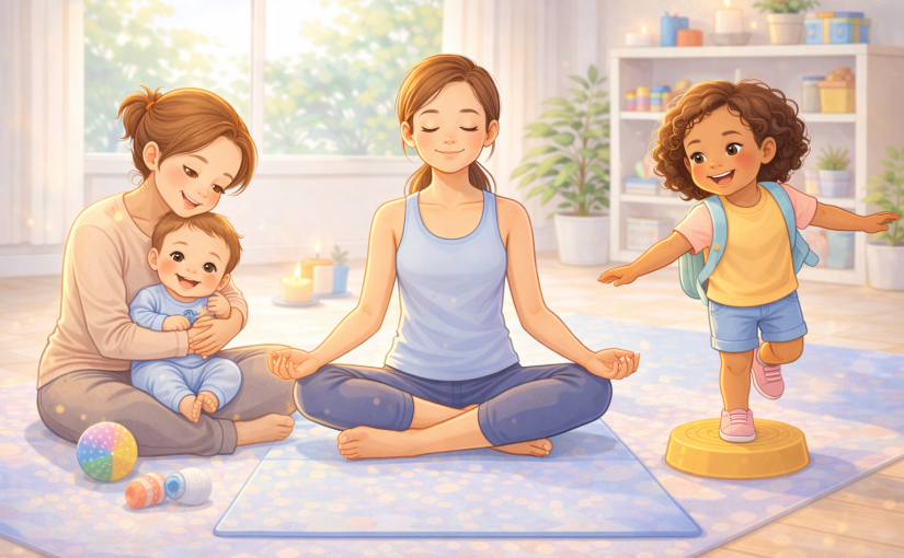 atelier yoga enfant mouvement parent bébé activité motricité